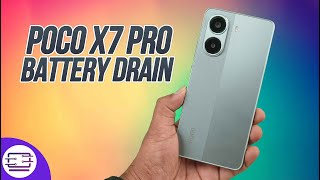 Poco X7 Pro Battery Drain Test 🔋 6550mAh Battery