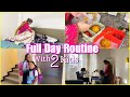 MANAGE my HOME without HUSBAND for a week ~ kids lunchbox ideas~MOM FULL DAY NEW Routine