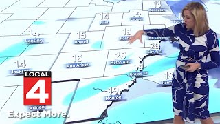 Metro Detroit weather forecast Jan. 14, 2025 -- Noon Update