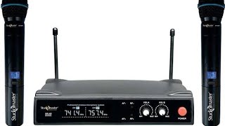 XR-40 series wireless microphone system by studiomaster professional