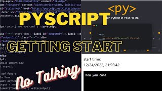 PyScript Getting Start | No Talking