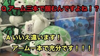 クレーンゲーム 　ヨッシースタンプ スイカとメロンのぬいぐるみ　完全攻略