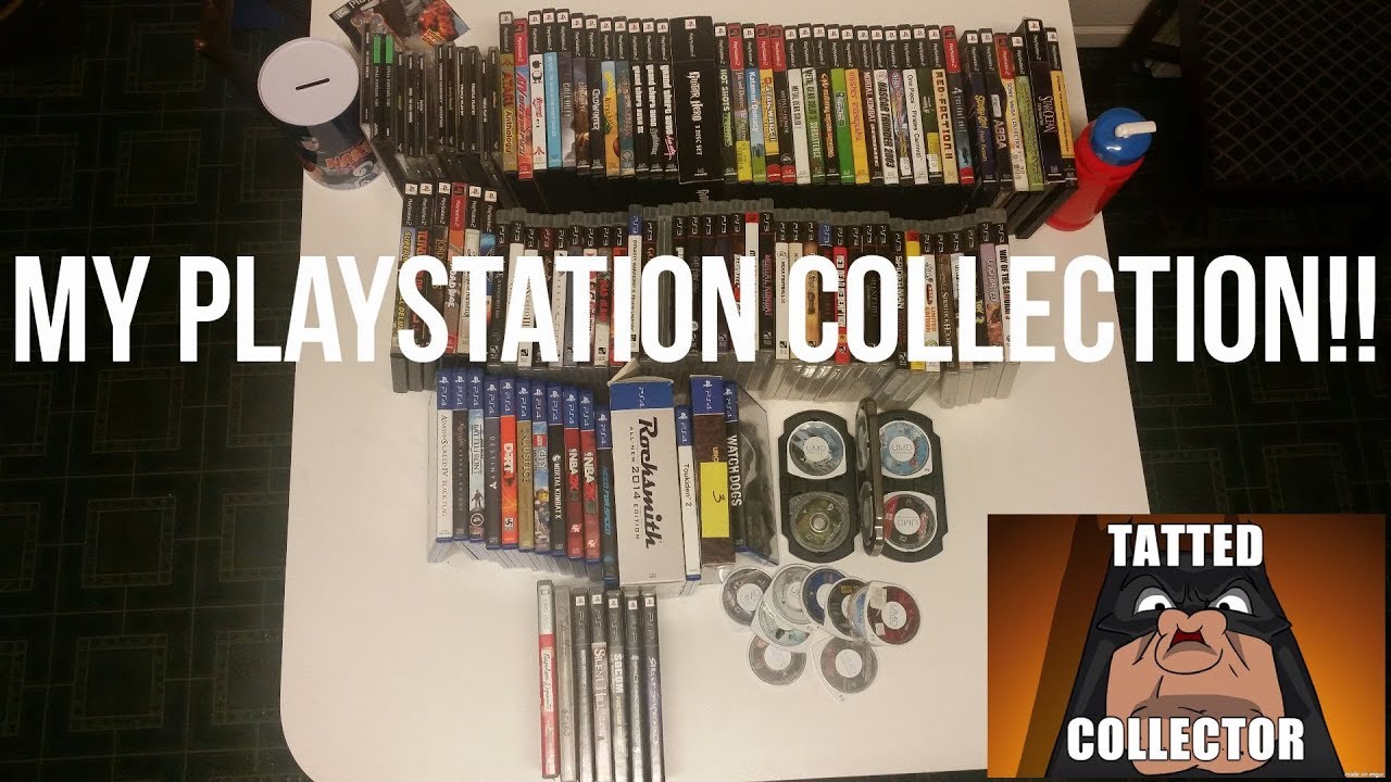 My Playstation Collection After 4 Months Of Collecting!! - YouTube