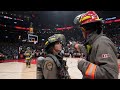 A speaker got fire at Scotiabank Arena