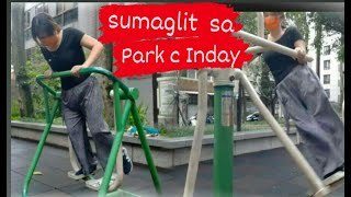 Sumaglit lang  sa park c Inday @Dhangskyppe