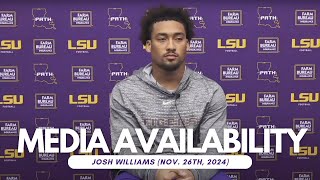 Josh Williams Media Availability (Nov. 26, 2024)