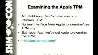 Defcon 14 11 Bruce Potter Trusted Computing