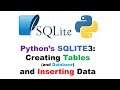 Python's SQLITE3 Creating Table (and Database) and Inserting Data