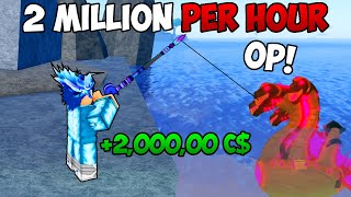 This NEW OP Rod Is BROKEN For Making MILLIONS In Fisch (Roblox)