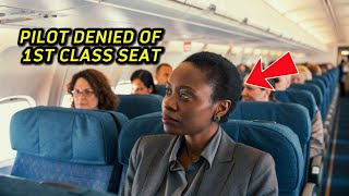 Black Female Pilot Was Denied a First-Class Seat! What Happened Next Left Passengers in Shock