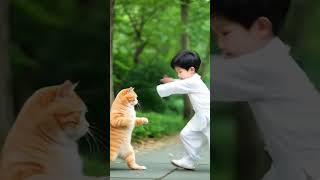 Kucing Latihan Kunfu. #shorts #kucing #hewanimut # arkanbs