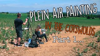 Plein Air Painting in the Cotswolds Part 1