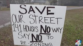 Northside residents push back against proposed development that would bring 141 homes