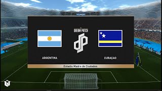 Argentina vs. Curazao - Amistoso Internacional  | Gameplay Pes 2021