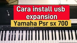 cara install expansion Yamaha Psr sx700 #tutorial  #viralvideo