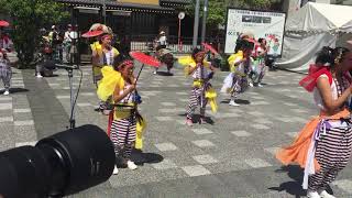 獅子団大和 バサラ祭2018 JR奈良駅前ステージ