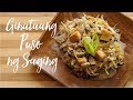 Ginataang Puso ng Saging with Crispy Tofu