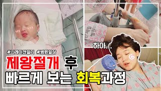 [출산VLOG]|출산 후 병원생활💉|제왕절개 회복과정 빠르게 보기|동탄제일병원