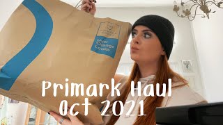 PRIMARK HAUL OCTOBER 2021 - Review and Try on