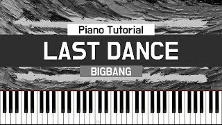 LAST DANCE (ラストダンス) - BIGBANG (ビッグバン) ピアノチュートリアル