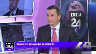 Sorin Grindeanu, ministrul Transporturilor, este invitat la Interviurile Digi24