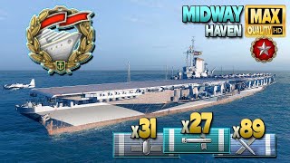 Aircraft Carrier Midway: Outstanding "Solo Warrior" - World of Warships