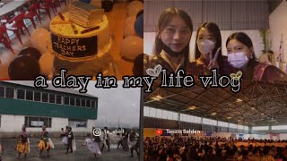 a day in my life vlog🤍Teacher’s day celebration🤍#collegelifevlogs#bhutanesevlogger#gcbs