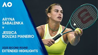 Aryna Sabalenka v Jessica Bouzas Maneiro Extended Highlights | Australian Open 2025 Second Round