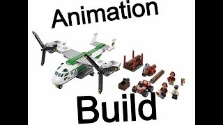 Animation Build of Lego set 60021 Cargo Heliplane