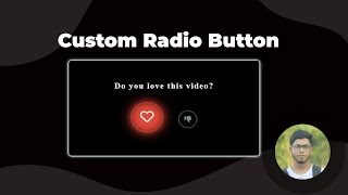Custom radio button design using html and css - No Javascript Use