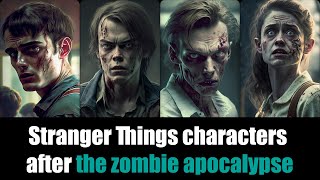 Stranger Things characters after the zombie apocalypse 🧟