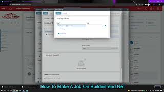 How To Make A Job On BuilderTrend