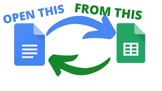 Open Google Docs from Google Sheets (& vice versa)