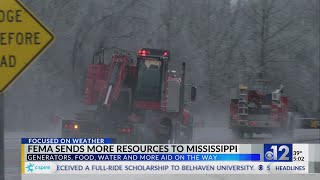 FEMA mobilizes resources for Mississippi winter storm recovery