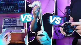 Stylophone VS Otamatone VS Orba ∘ A Synthwave Battle