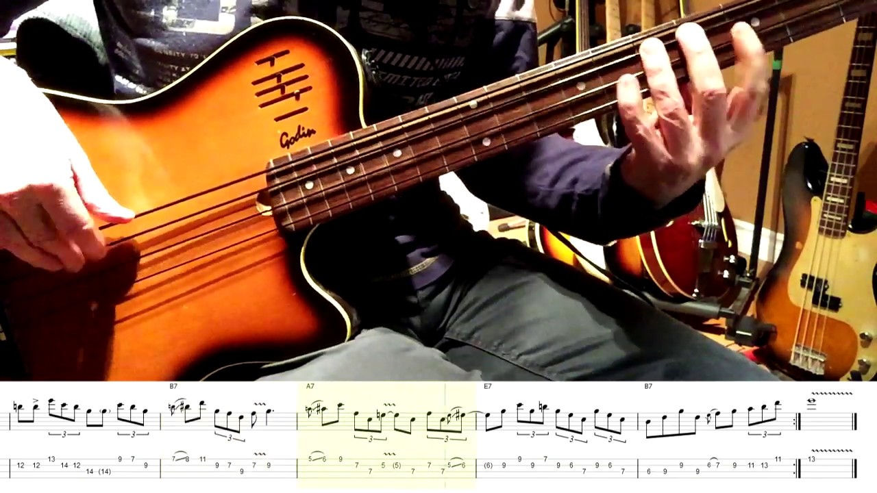 Blues Bass Solo In E (with TABS) - YouTube