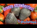 Making Bronze Strawberries - Unusual Casting Project