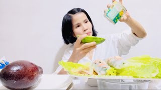 168/Buổi chiều gỏi cuốn chấm mắm nêm , Và nửa trái bơ đơn giản như vậy cũng xong buổi chiều