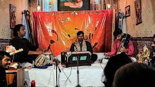 shri zakir dholpuri(raag megh) tabla shri wakar ali sarangi tanish dholpuri