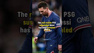 UGLY reason why PSG suspended Messi 😳 #football