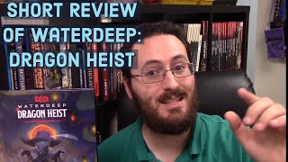 D\u0026D5e: Waterdeep: Dragon Heist Review in 3 Minutes