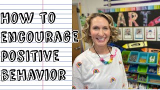 How to Encourage Positive Behavior in the Elementary Art Room