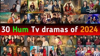 30 best Hum Tv dramas of 2024 | Hum Tv drama | 2024 best dramas | Hum Tv