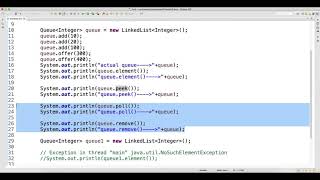 All Queue Methods in Java Video-39