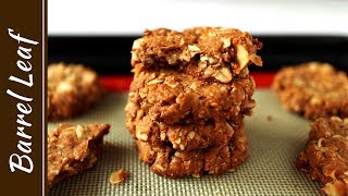 全素椰片花生燕麥餅乾 (無麵粉) Vegan Coconut Peanut Butter Oatmeal Cookies (Gluten-Free)