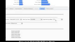 Draft Analyzer-Syncing with CBS Sports
