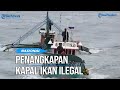 Detik-detik KKP Tangkap 6 Kapal Asing Pencuri Ikan di Laut Indonesia