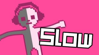 Lockstep but every time they switch patterns it gets slower (+ bass)