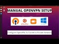 Manual Lab Setup For OpenVPN Server & Tunnel Two Clients [ Linux & Windows ] To Reach Web Server.