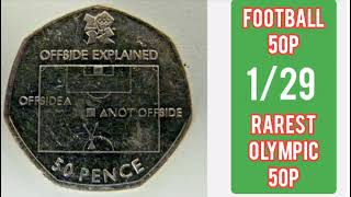 2011 OFFSIDE EXPLAINED 50P Coin UPDATED VALUE + REVIEW